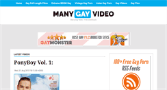Desktop Screenshot of manygayvideo.com